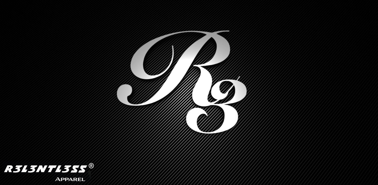 R3 Logo and R3L3NTL3SS APPAREL LOGO