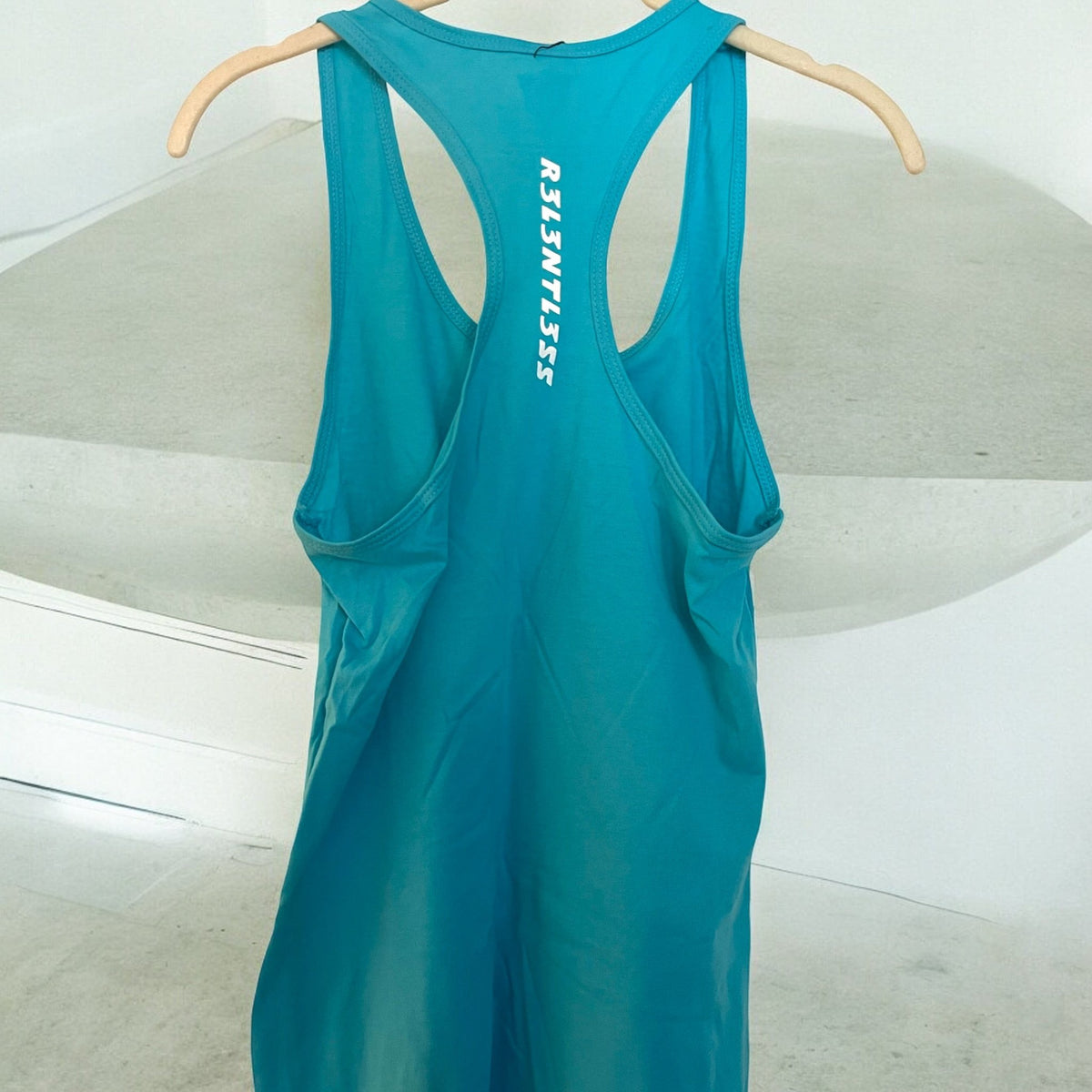 Women’s Racerback Tank Top Tahiti Blue Color