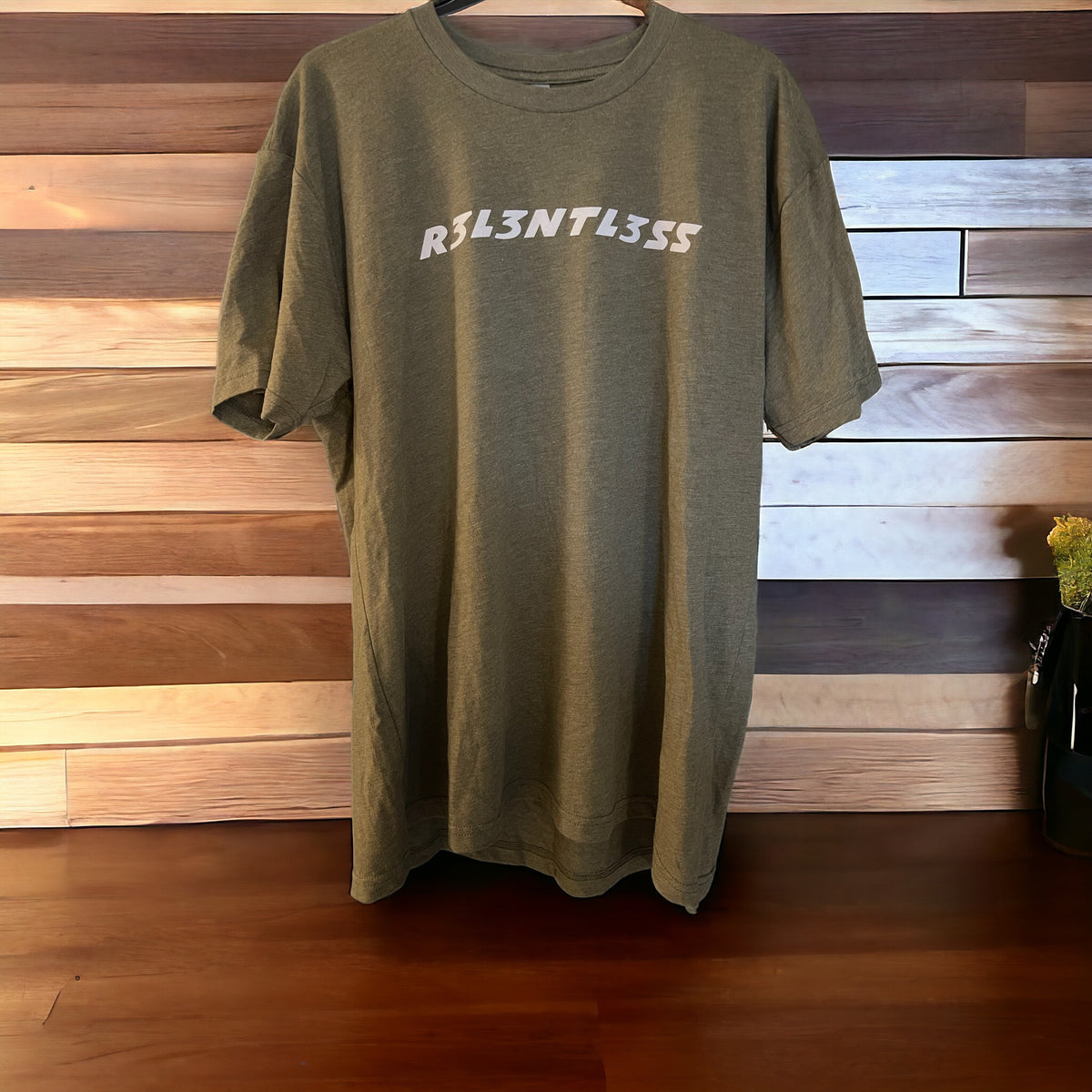 Tri-Blend T-Shirts Military Green Front View